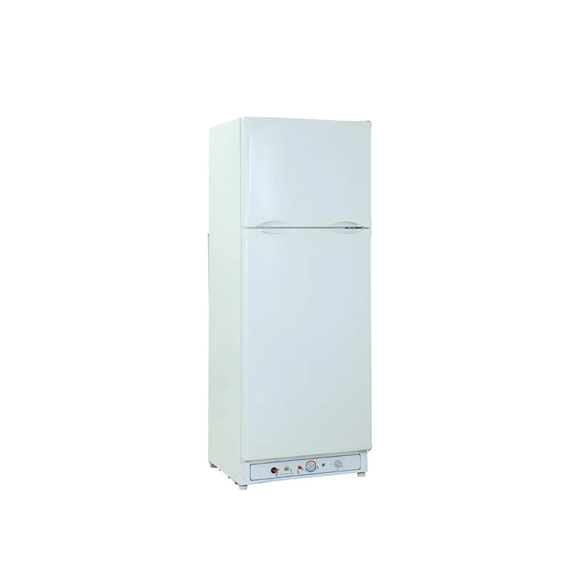 280L Hot Sale Absorption  Gas Kerosene Double Door Refrigerator For Sale