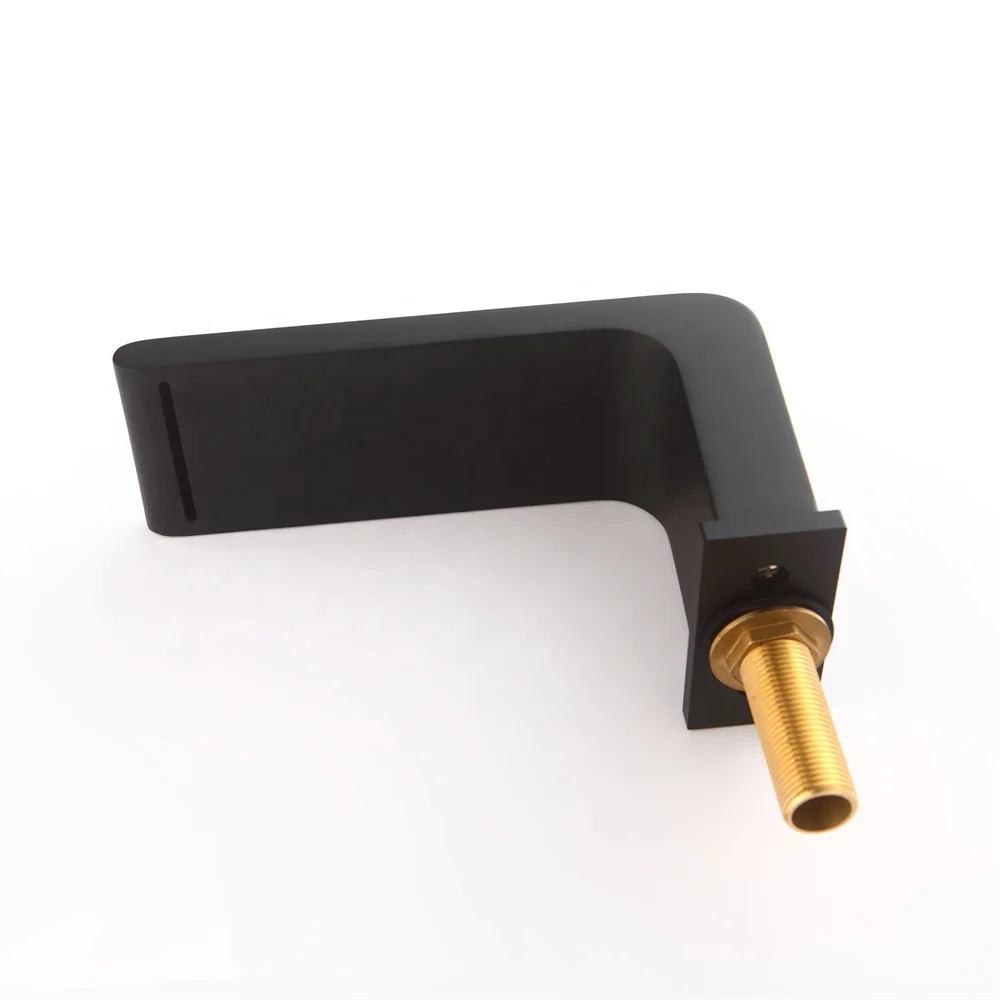 Waterfall Deck Mounted Bathroom Bathtub Shower Faucet Set 5 Hole Shower Mixer set Two functions Bathtub faucet