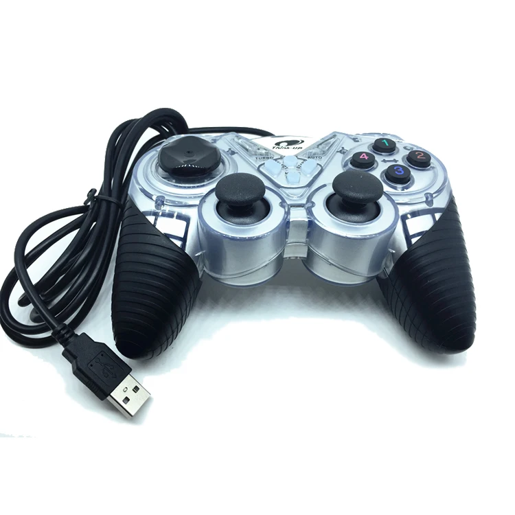 Customs joypads cheap gamepad pc game controller wired USB joystick