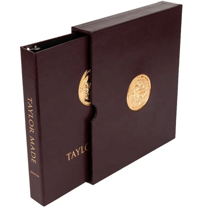 Wholesale Custom Design Casemade Binder With Slipcase And Folder Set