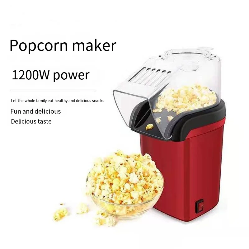 On Sale  Hot Air Popcorn Machine Maker Household Electric Blower Type Expansion Machine Burst Grain Computer Family Air Fryer