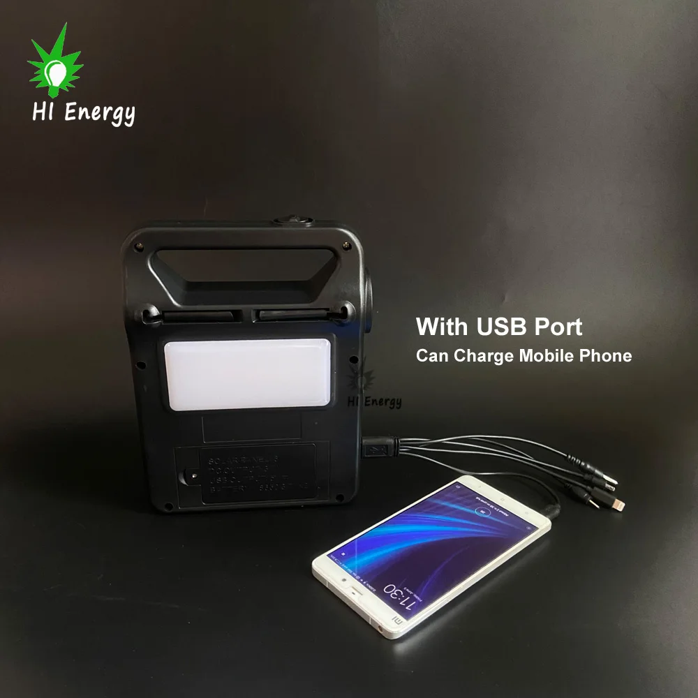  Складная мини-солнечная панель система для кемпинга фонарь с USB мобильный зарядный порт внешний