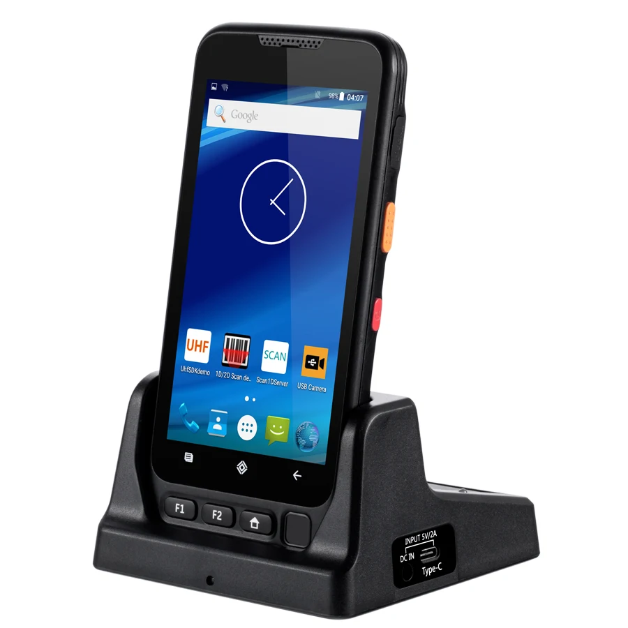 Wholesale SOS NFC Handheld Biometric Device Robust Rugged PDA with Fingerprint Reader