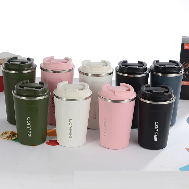 12oz/17oz double wall  coffee Vacuum Insulated travel stainless steel coffee mug