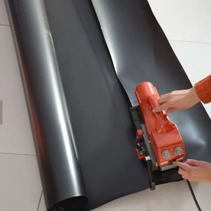 Waterproof Impervious HDPE Geomembrane 1 1.5 mm 2mm Landfill Leachate Biodigester Liners Geomembrane