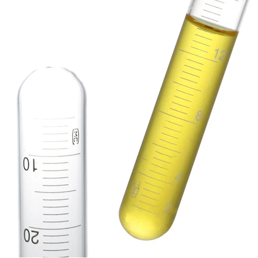 SE12138, Laboratory Glass Ware Finish with Rim Mouth Round Bottom Test Tube with cork