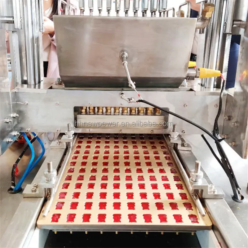 Automatic Vertical gummy and hard candy depositing machine bear candy making machine