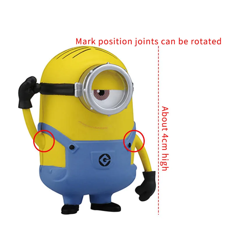 TAKARA TOMY Minionss Stuart Mini alloy action figure handmade model ornaments animation derivative bargain price wholesale