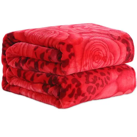 2021 hot sale  super soft  high quality 100 polyester plush mink fabrics flannel blanket