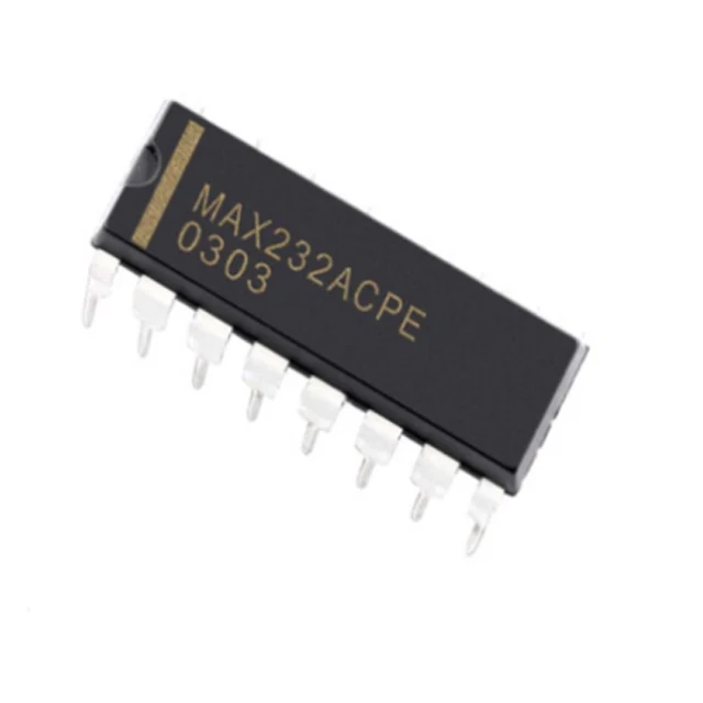 MAX232ACPE DIP16 New and Original Stock Microcontroller IC Chip Integrated Circuits MAX232ACPE+