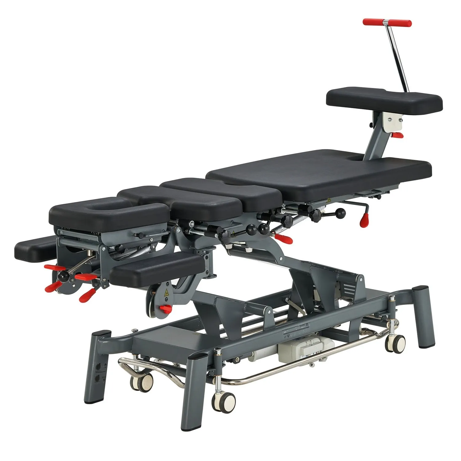 Mt Fairworth-381 Medical Therapy 4 Section Electric Couch Examination Spine Osteopathy Bed Chiropractic Stretcher