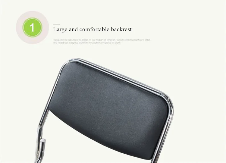 Model: OA2008 China Minimalist Metal Computer Conference Staff Training Chair Study PU Leather Office Chair