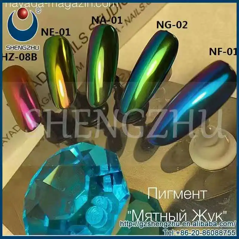 
NA02-NG03 series chameleon powder for car paint nail resin nail gel polish 
