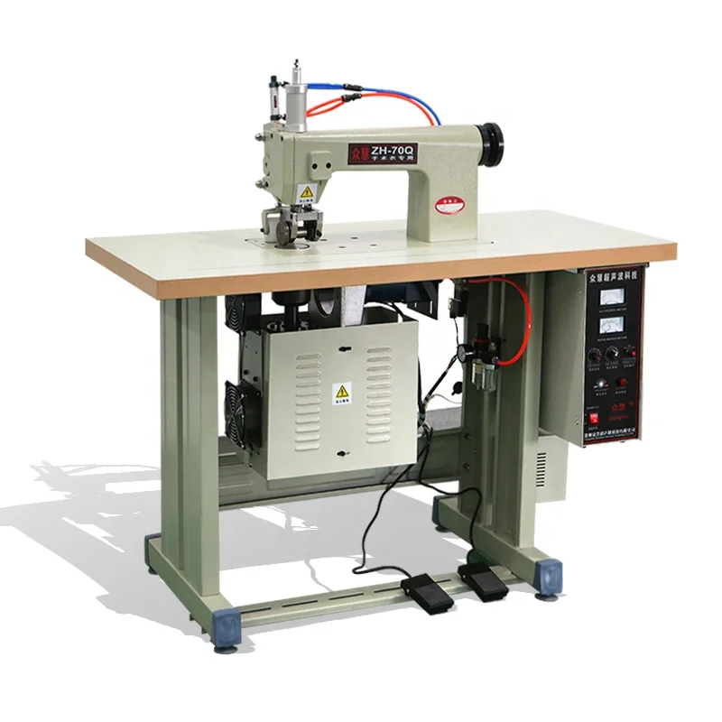 Hua Lun ZH-70Q Automatic Ultrasonic Lace Cutting Machine Customizable Computerized Fabric Lace Maker New Motor Engine Pneumatic