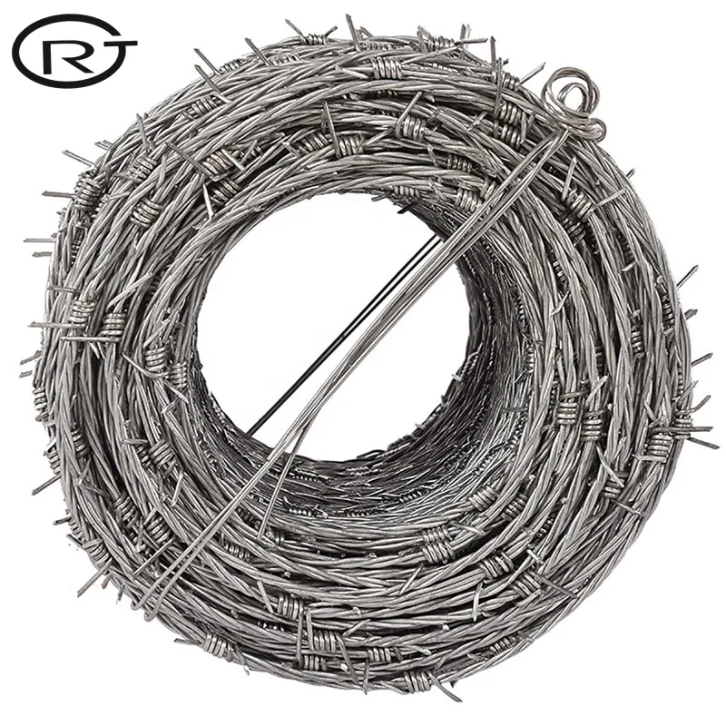Customizable Specifications farm barb wire fence livestock galvanized barbed wire China Manufacturer