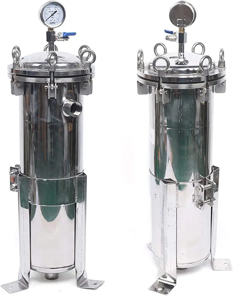 Factory Outlet Liquid oil filtration machine Stainless Steel 304 Depth Filter Bag Filter Housing