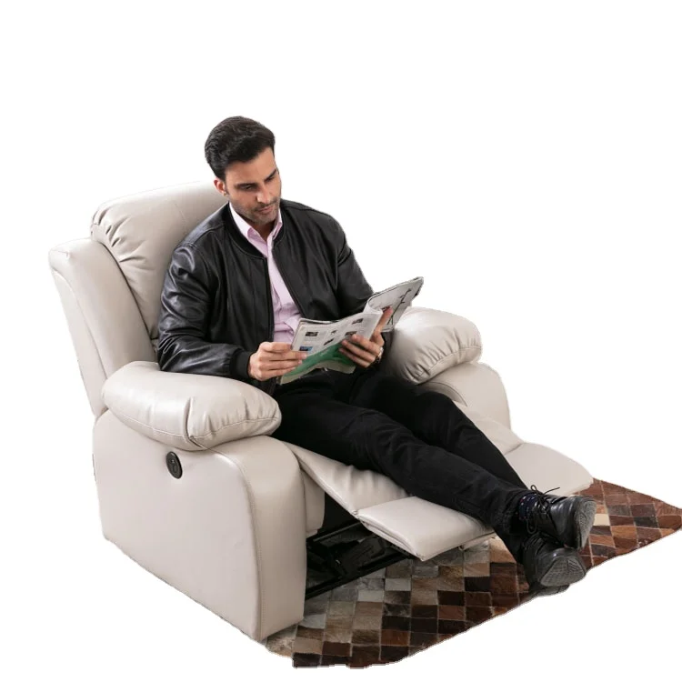 European armchair reclinable leather sofa cinema recliner living room sofas bed leather home theater furniture