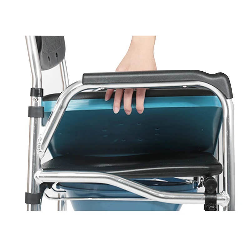 Handicap plastic elderly adult training potty chair