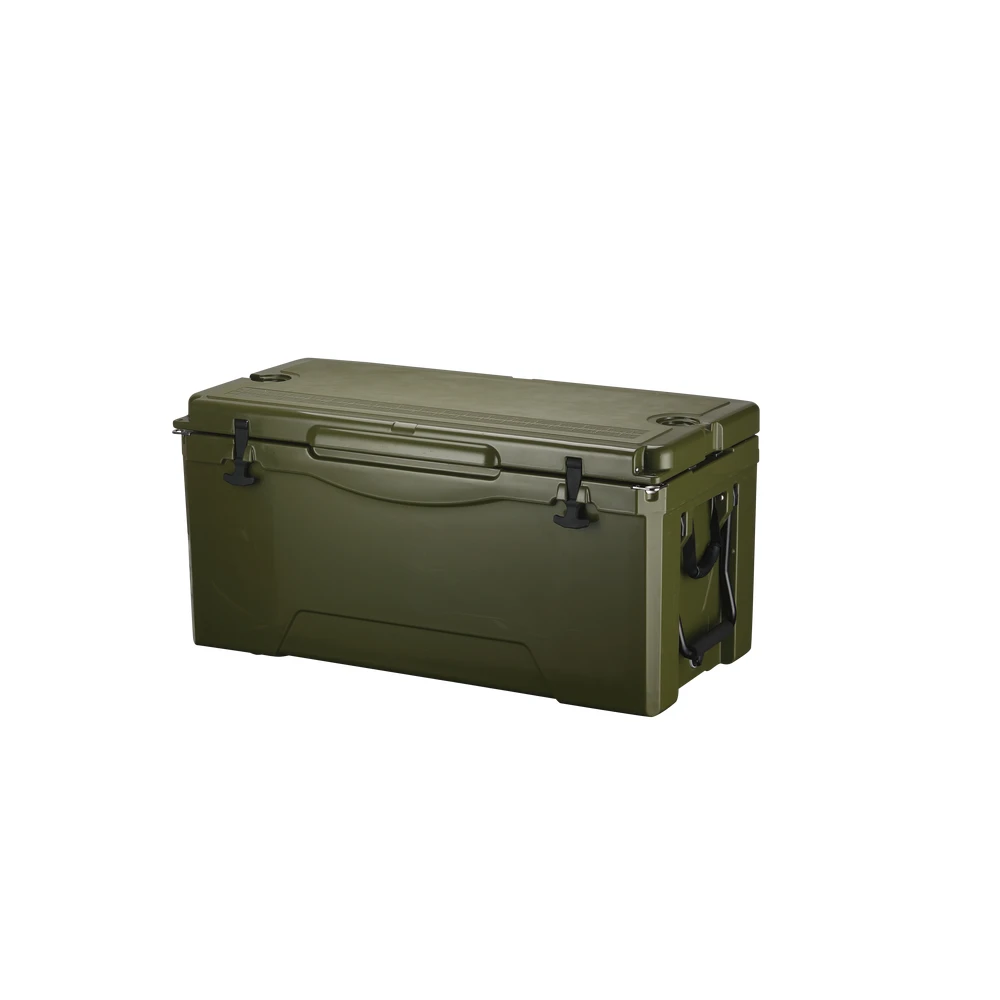 135L Rotational molded hard Plastic Tool Case and Storage Box with handles for tools coolerboxes