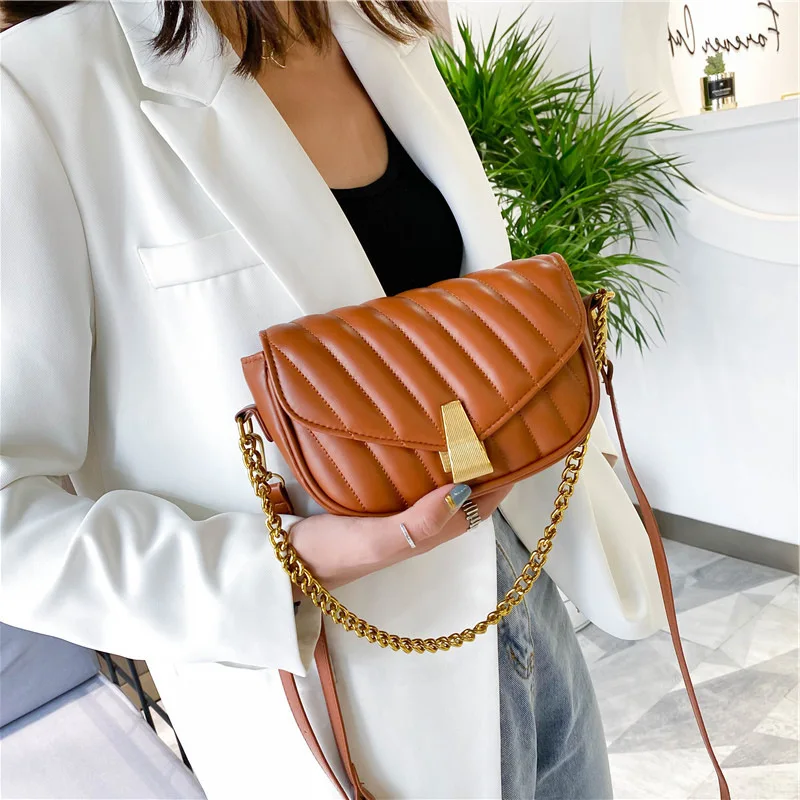 New Trendy PU Leather Mini Crossbody Bag for Women Purses and Handbags 2022 Women New Design 2 Pieces Lady Hand Bags
