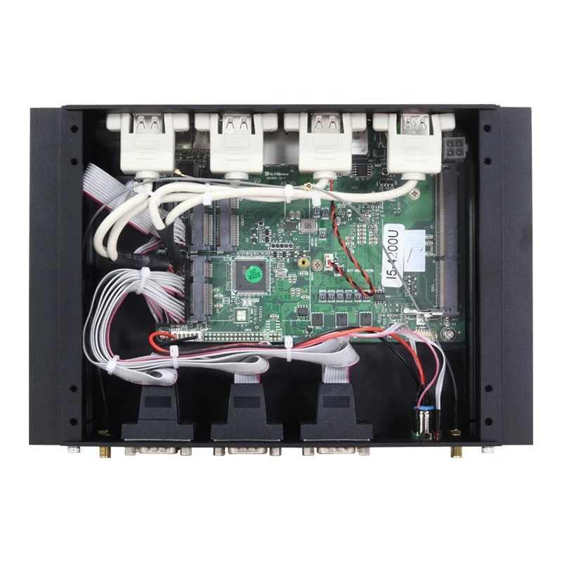 Factory mini PC WIN 10 system i5 i7 4200U 4500U 6Com RS232 RS485 USB3.0 VGA HD Ops industrial computer