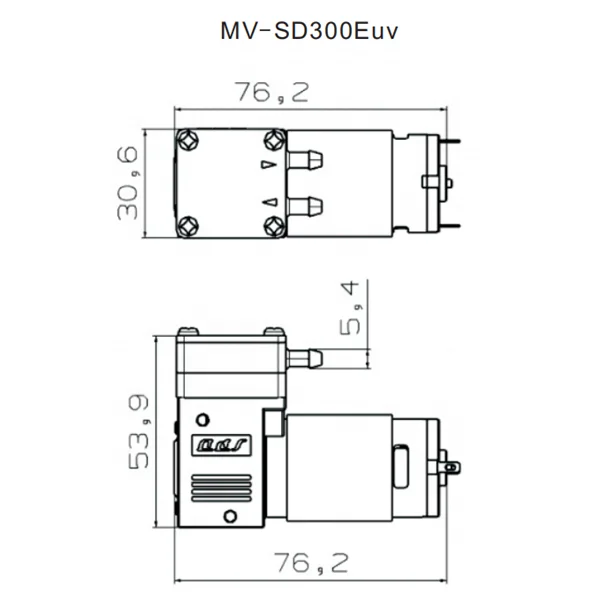 MV-SD300Euv Printer Pump  3W/12V And 3W/24V