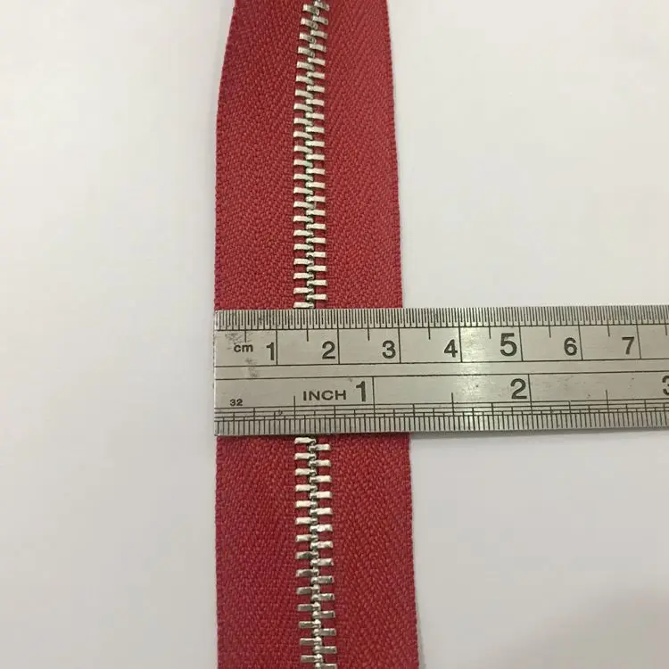 Nylon zipper 5# brass  zipper open end  for garments handbags inner zipper of travel bag luggage