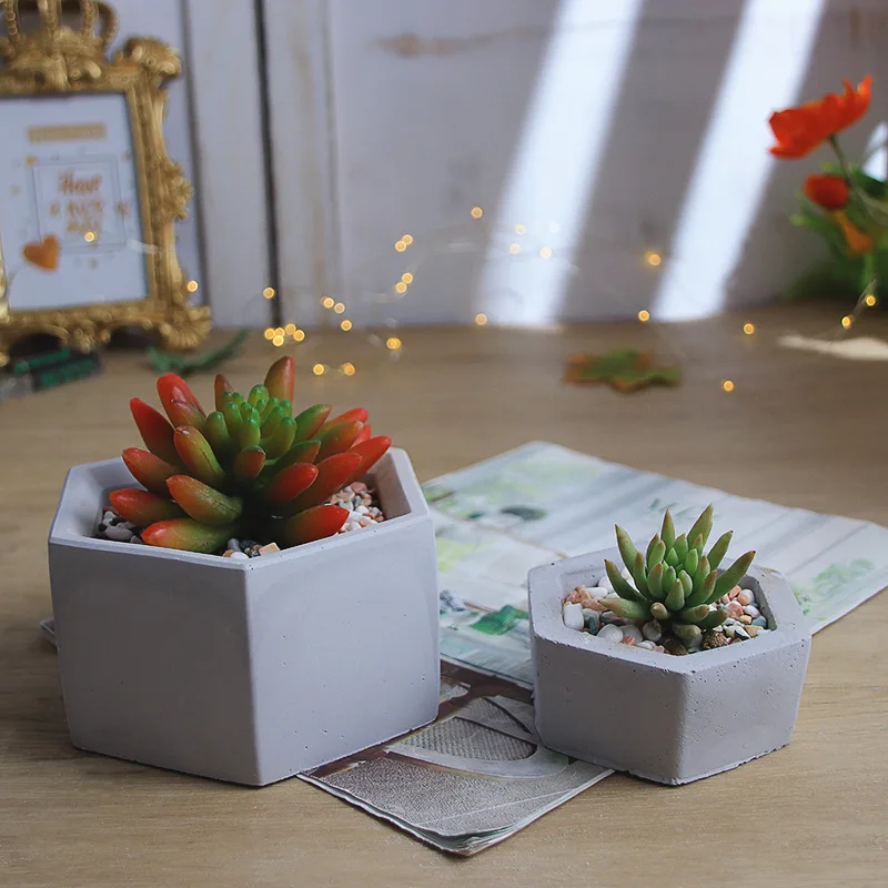 Cute Elephant Owl Conch Geometric Modeling Concrete Cement Flower Pot Silicone Mold