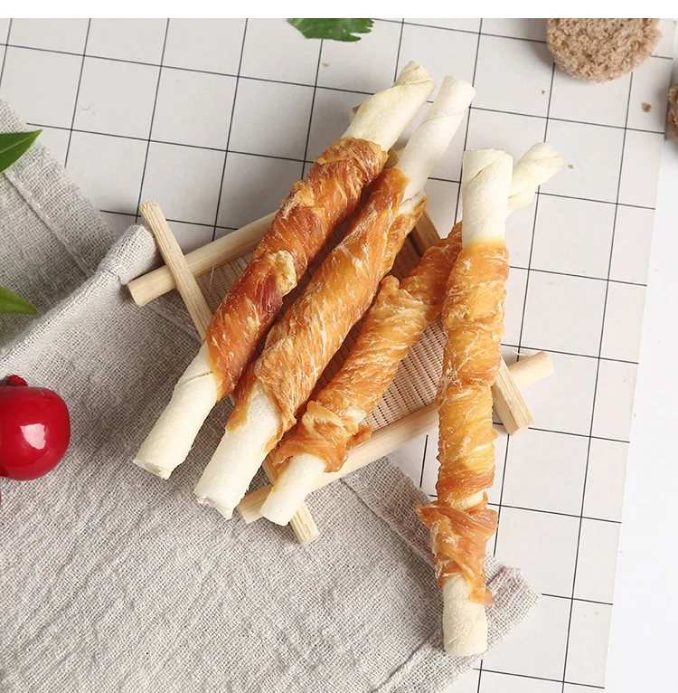 Pet Food Supplier Custom Wholesale High Quality Dog Chew Rawhide Dog Snacks Molar Stick