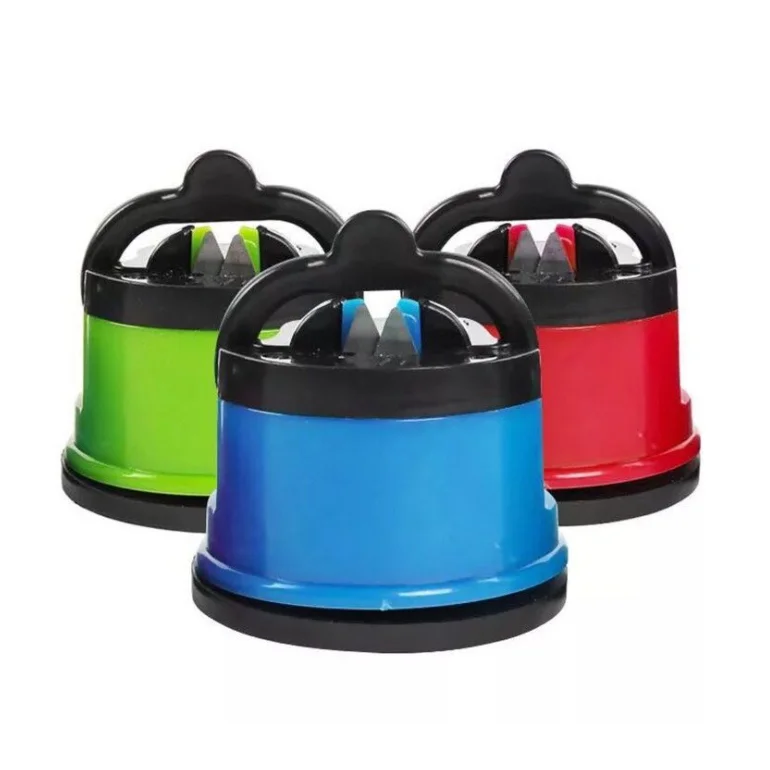 Hot sell household knife sharpening tool small kitchen knife sharpener with suction pad