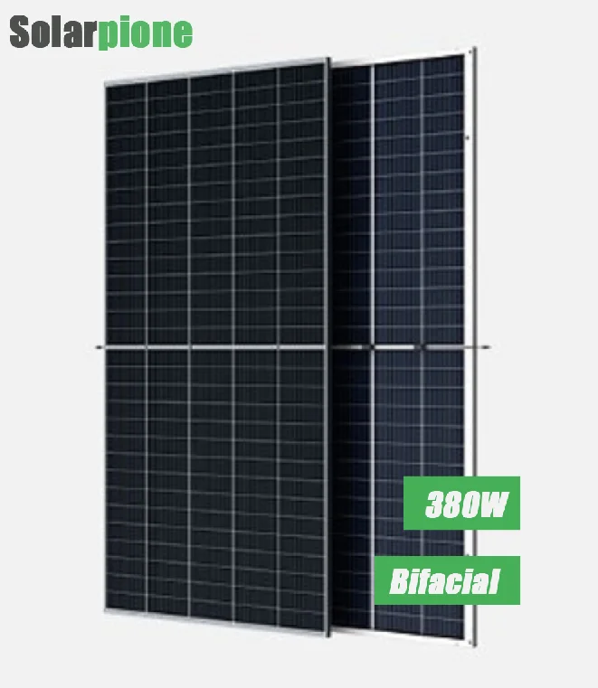 Power Banks Power Station Bifacial Solar Panel 365w 370w 375w 380w 120 Half cells 9BB 166mm Low price in production line