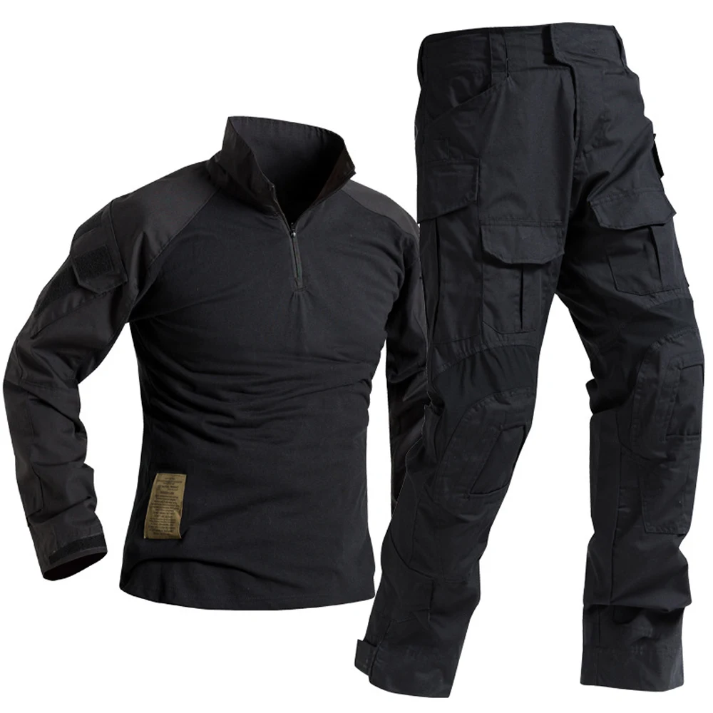 Men G3 Shirt and Pants Camouflage Outdoor Hunting Combat Suit Clothing Frog Tactical Uniform