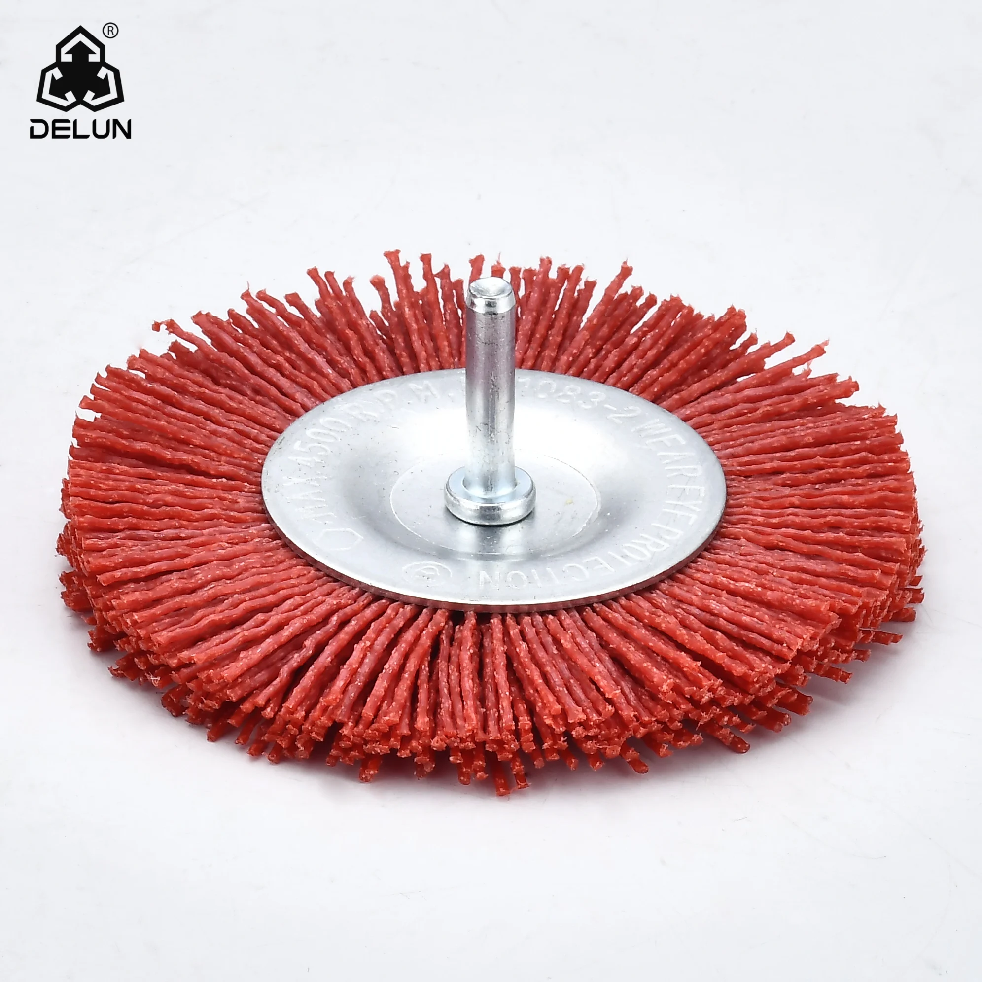 4inch 100mm Nylon Brush DELUN nylon cleaning brush custom made circle nylon brush reasonable price