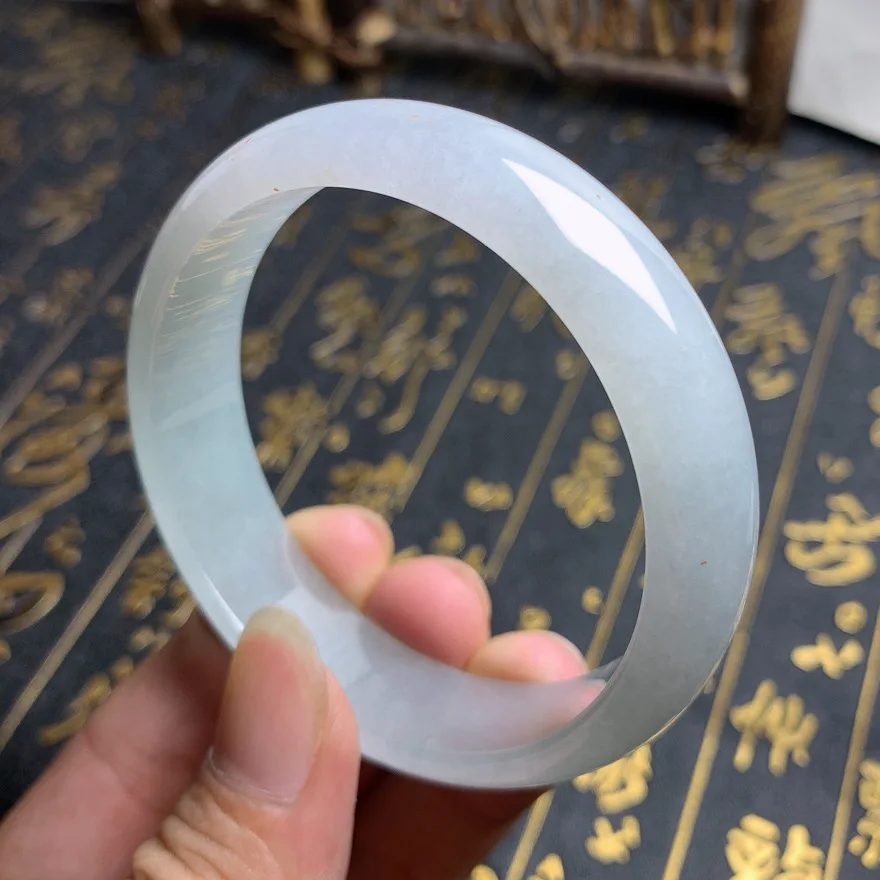 2022 High Quality Factory Wholesale Natural Emerald Bangle Luxury Bracelet Chinese Jade Bangle for Women