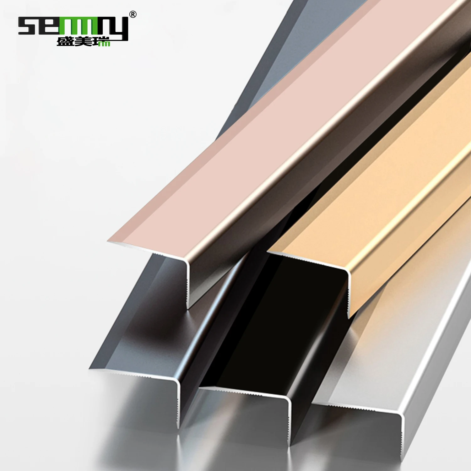 Aluminium L tile trim For Wall Protection Decoration Tile Trim