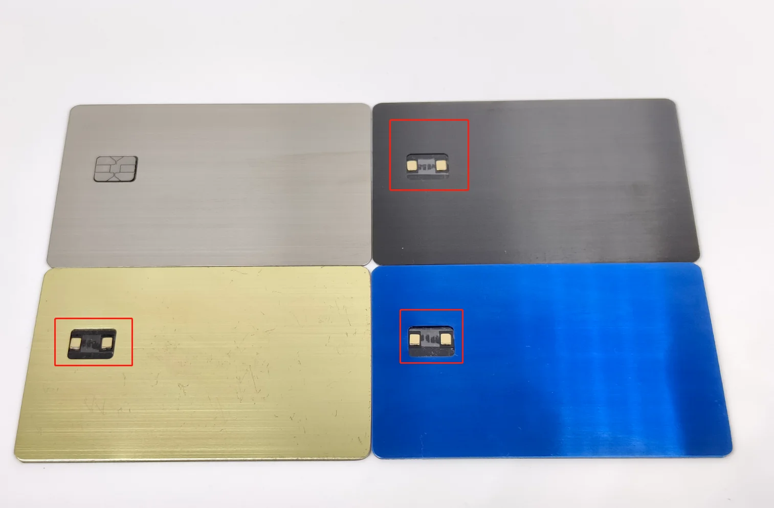 Custom logon Contactless Id Ic Smart Rfid Chip Metal Business Card
