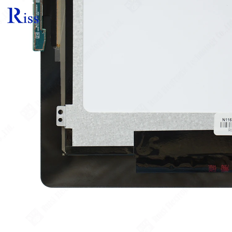 RISS 11.6 Inch Laptop LCD Screen Full Assembly For HP Pavilion 11-K  N116BGE-EA2 Laptop Touch Screen