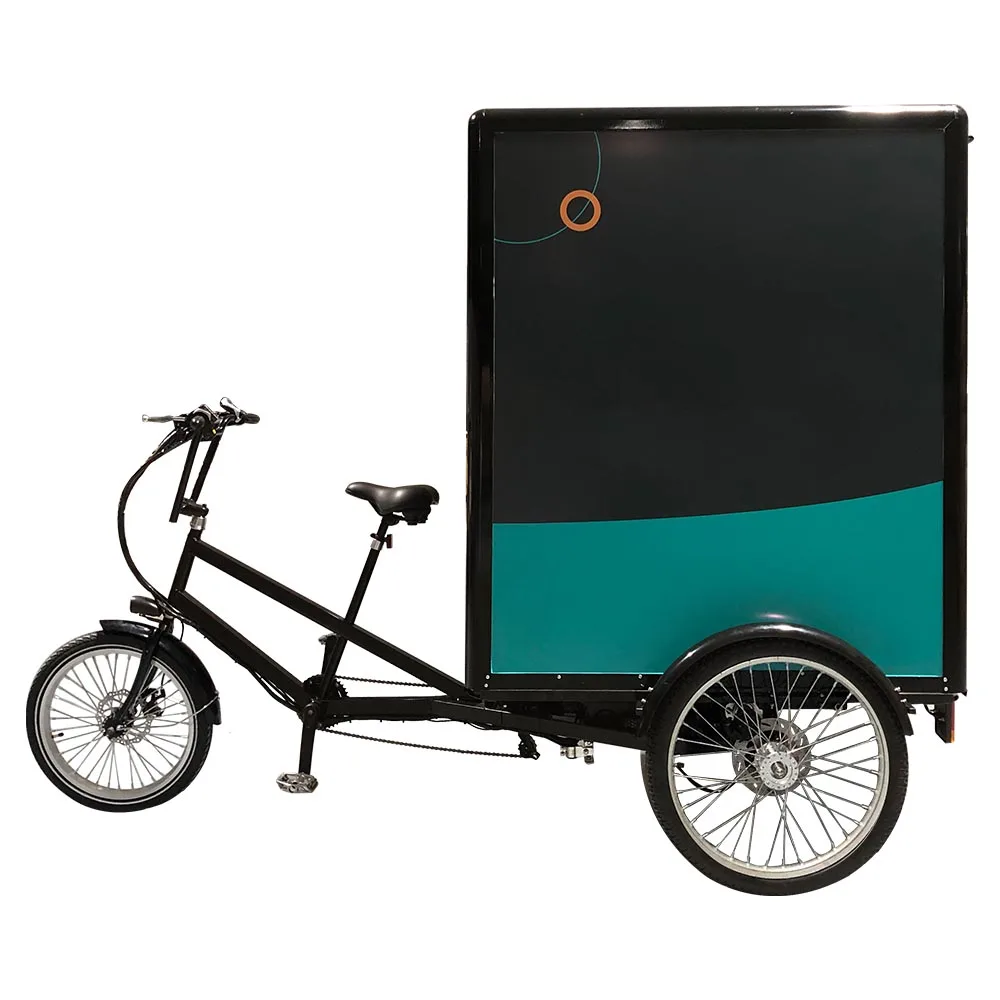 big capacity family 60v ebike recumbent trike bicycle trailer electric cargo bike tricycle susepension with throttles for sale