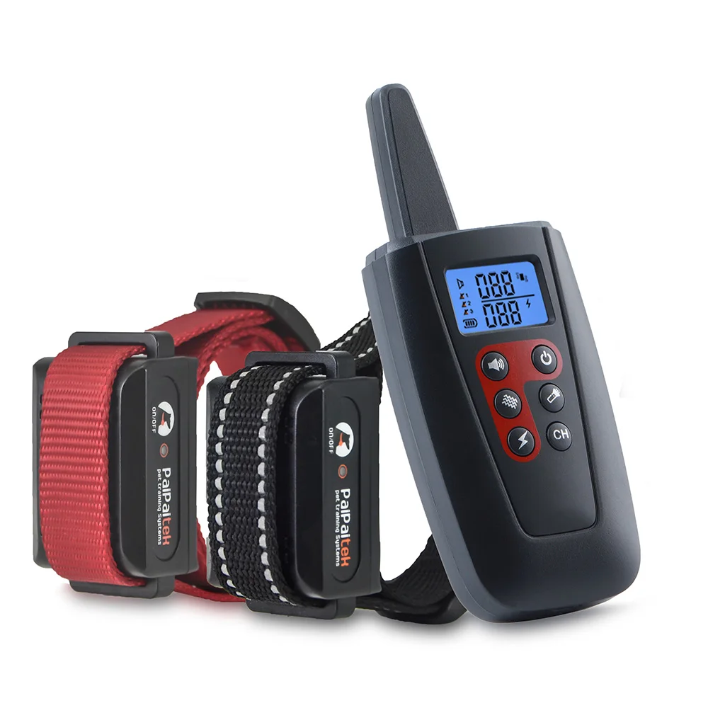 Электронный пульт дистанционного управления No Bark dog shock collar puppy pet products for Two Dogs 2020