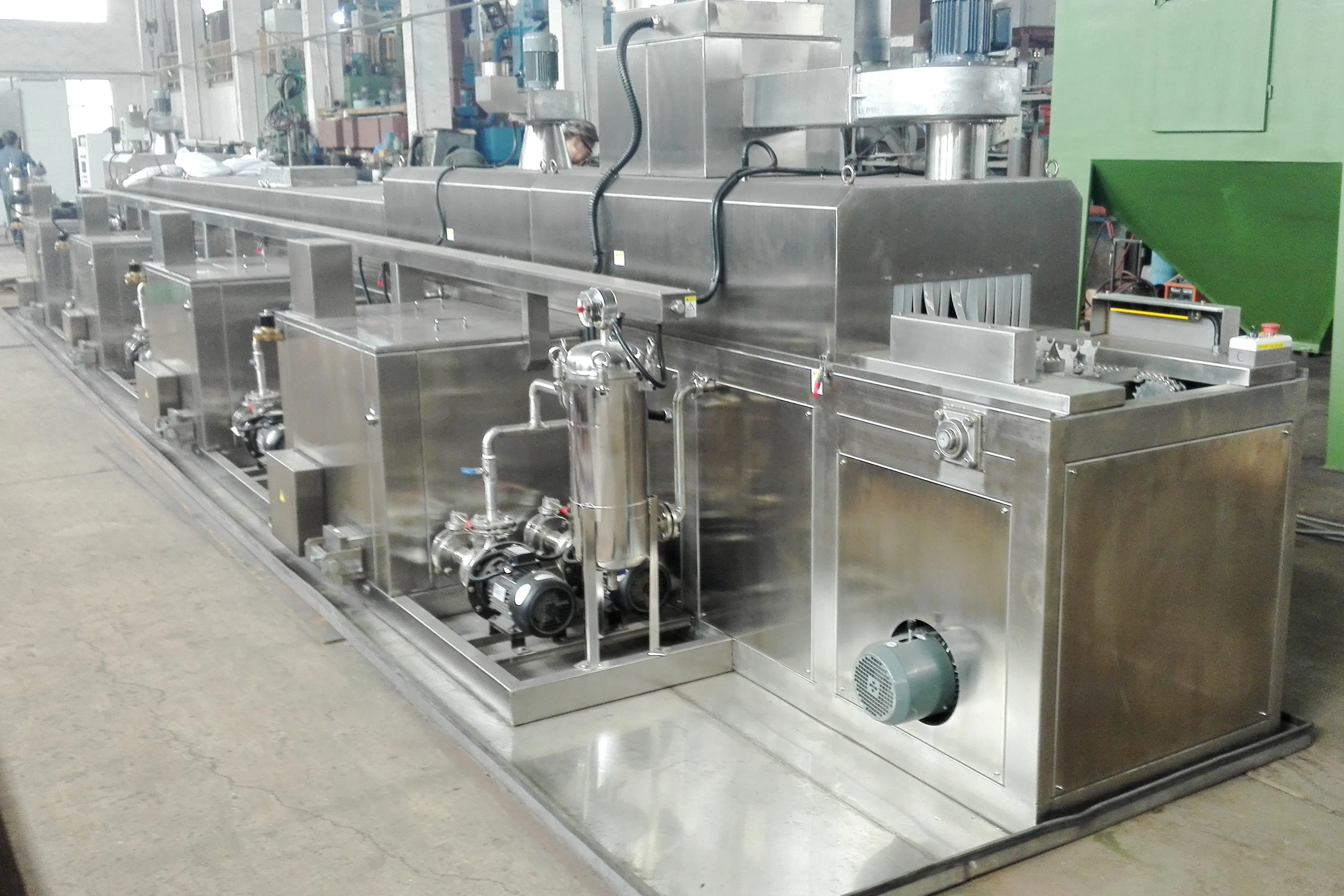 DYCS400-III Pass through type ultrasonic parts washing machine with CE