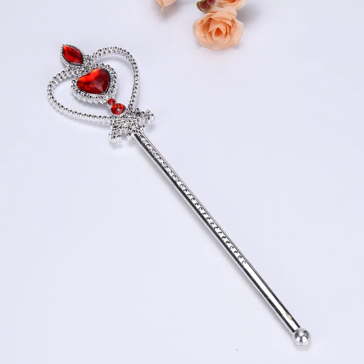 Yoliyolei 2023 New Arrival, Plastic Crowns Birthday Party Halloween Princess Wand Hair Costume Set/