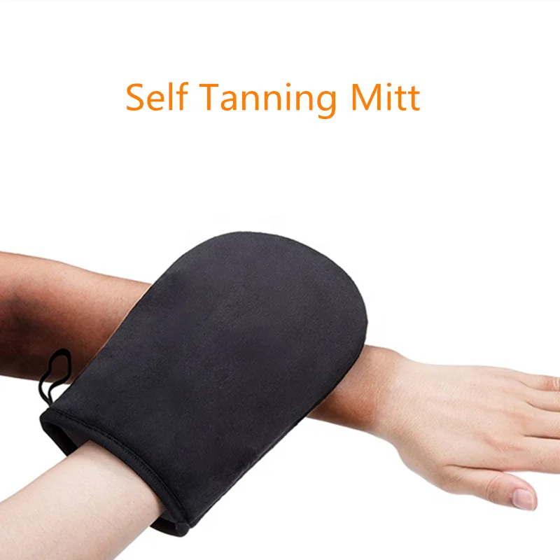 Professional Manufacturer Custom Double Sided  Applicator Tanning Mitt Self Tanning Applicator Mitt