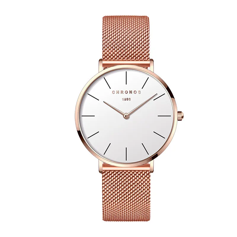 Hot Selling luxury watch Simple Fashion women Business Classic Trendy Stainless Steel quartz watches