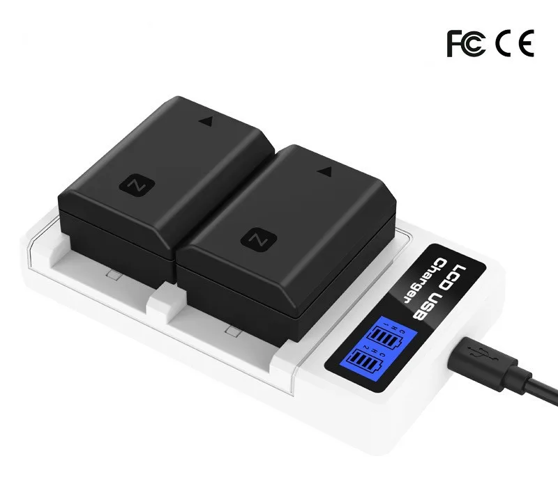 for NP-FZ100 Battery charger coupler battery charging case camera adapter with type c cable  for sony a7 iii for sony alpha 7