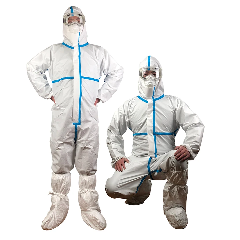 Disposable Microporous Nuclear Radiation Work  type5 6  radiation protective clothing