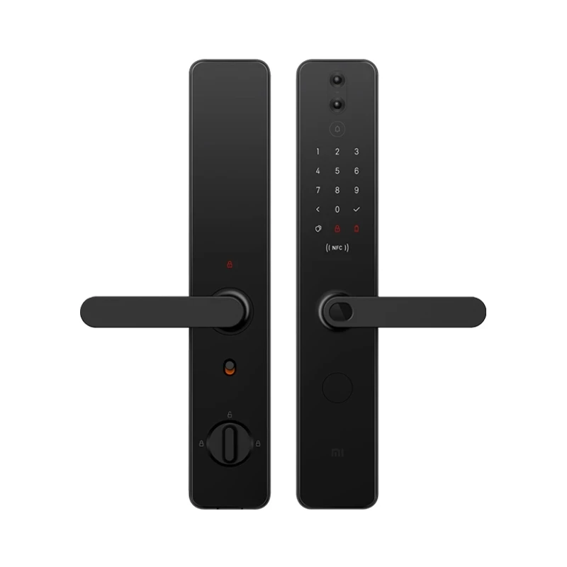 Xiaomi Mijia Smart Door Lock Pro 1080P Camera Fingerprint Password NFC Unlock Detect Alarm Works with HomeKit & Mi Home Ap