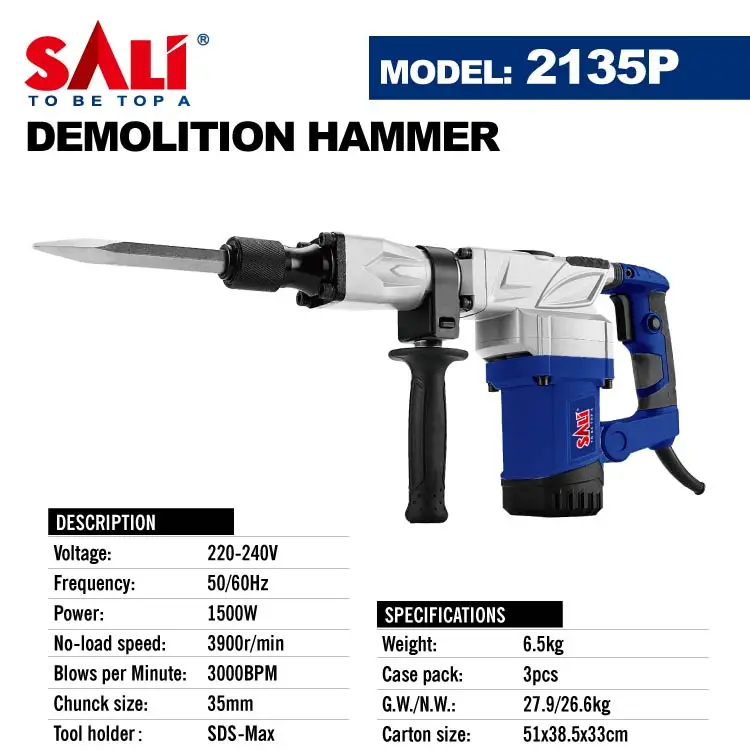 SALI 2135P 1500W  Demolition  Hammer