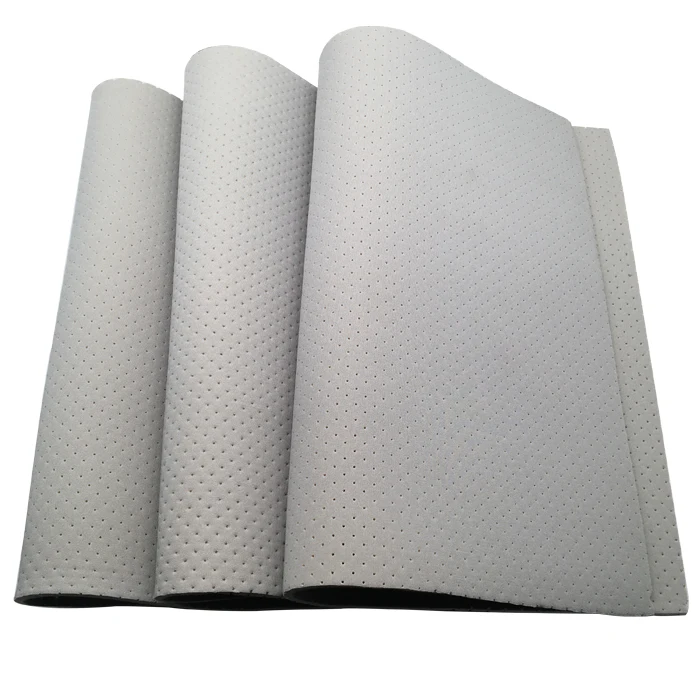 3mm white neoprene fabric perforation laminate for laptop sleeves lightweight