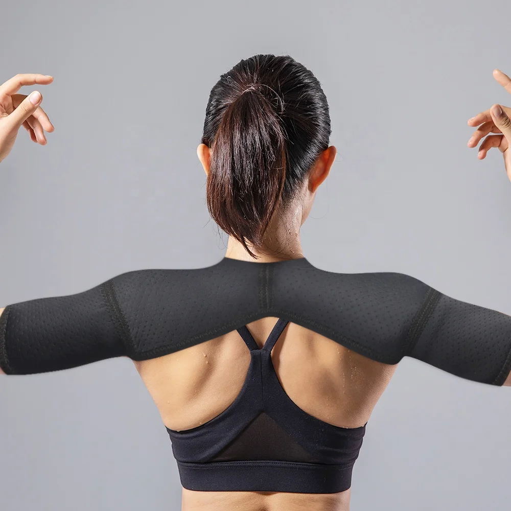 High Quality Cotton Molded Webbing Shoulder Pads Adhesive Silicone Shoulder With Warmth Retention