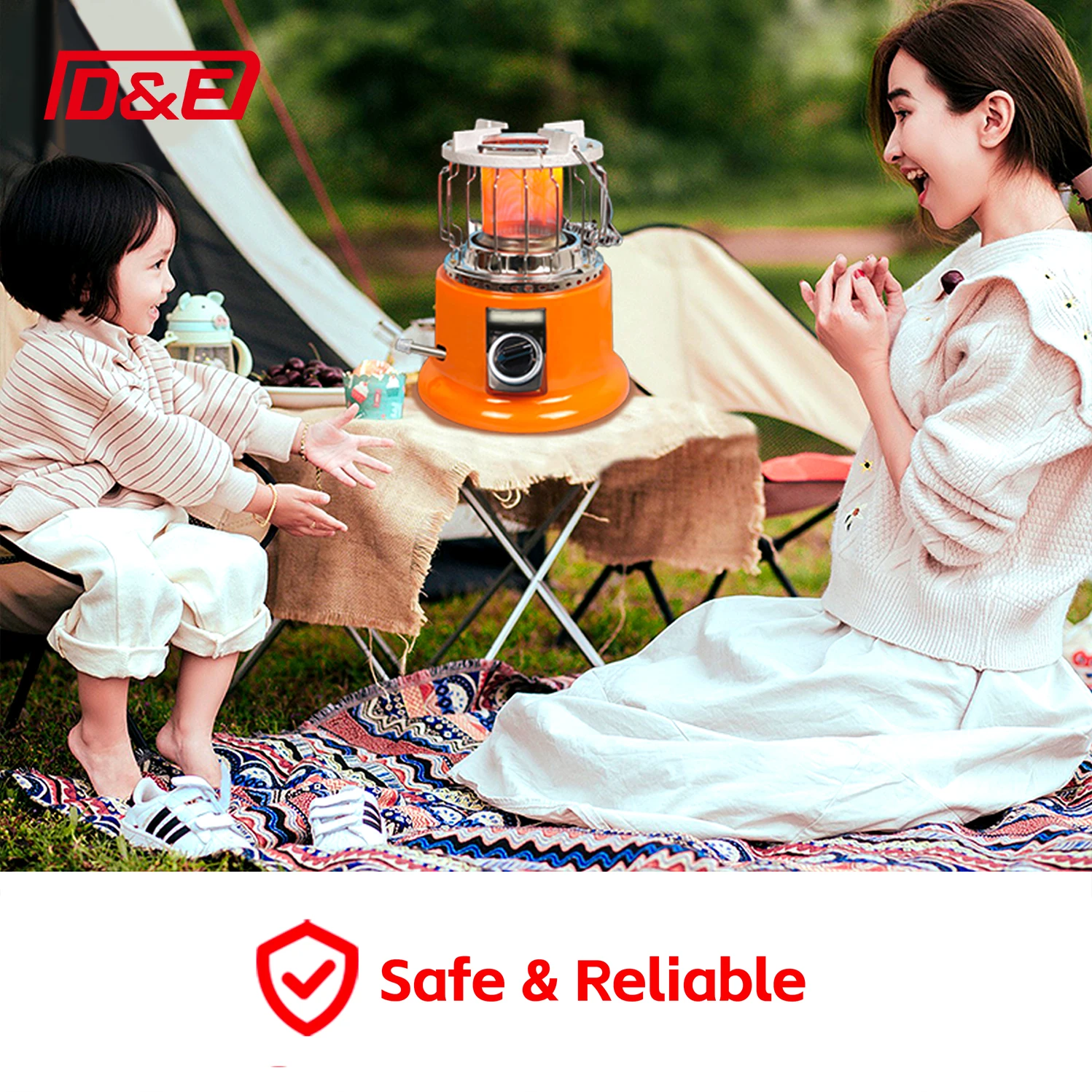 Portable Gas Heating Cooking Machine Camping Traveling Barbecue 2.6kw Portable Gas Heater